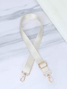 Adjustable Nylon Bag Strap, Solid Color Replacement Crossbody Shoulder Strap, Universal Handbag Shoulder Bag Backpack DIY Bag Accessory, Durable Metal Hook - Gold - View 14