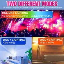 CanLing 15W RGB LED Bulb E27/E26 Spotlight GU10 Recessed Ceiling Light MR16 Pendant Light Bulb E14 4 Dynamic Modes 15 Colors Dimmable Color Changing Atmosphere Light GU5.3 Smart Remote Control Home Gaming Living Room Bedroom Party Decoration Ambient Night Light 85-265V - LED Bulb - View 3