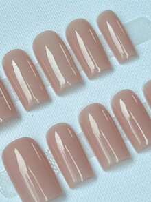 Zysa 10pcs Handmade Nails Press On Nails Short Nails For Summer Vacation Graduation Party - Multicolor - View 3