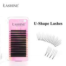 LASHINE 1盒12排 U型 YY 3D 4D 5D U型接睫毛 0.07mm 超柔軟平行預製扇形睫毛 D捲度 多款式 專業沙龍批發 - D - 查看 22