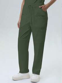 Women Two-Piece Outfits - Dark Green - View 1
