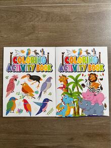 Animal Coloring Books, Cool Color Books, Picture Books To Enhance Cognitive Ability And Imagination - Multicolor - View 3
