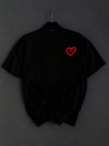 Camiseta de Moda para Hombre - Negro - Ver 2