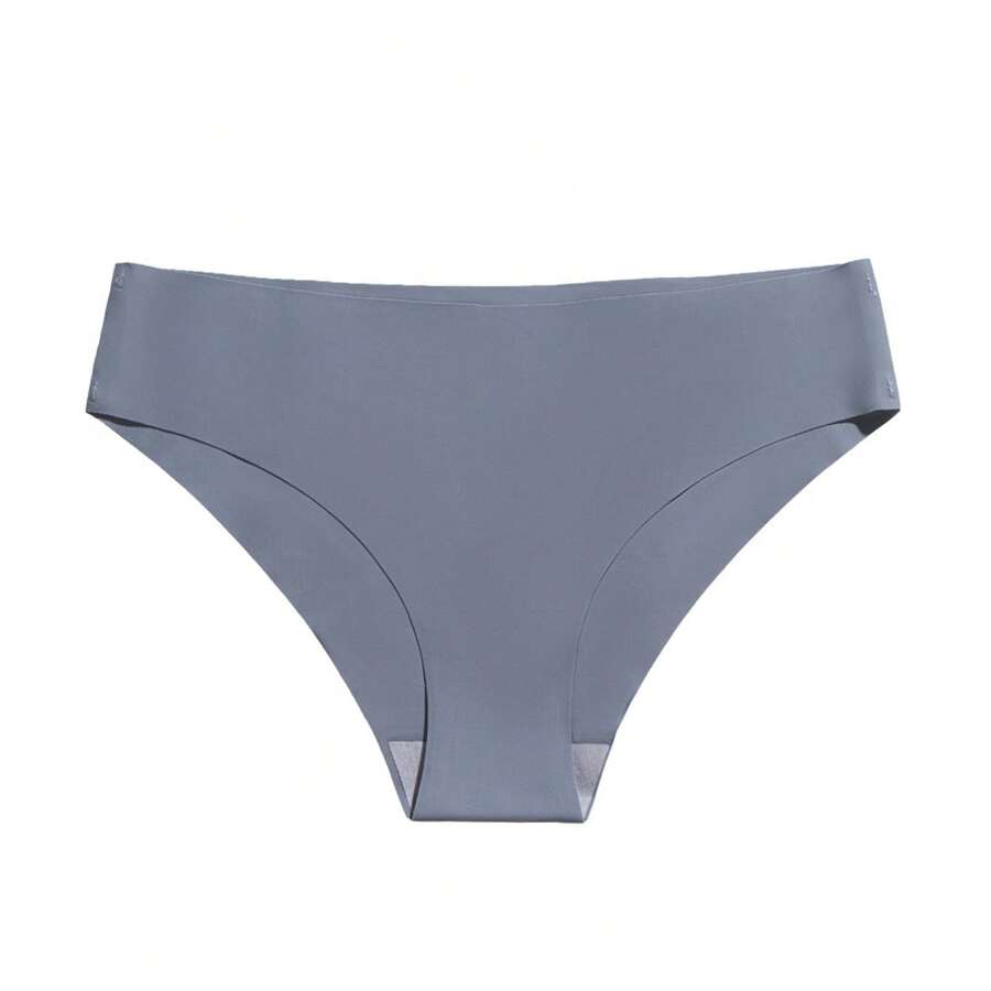 Women's Ice Silk Seamless Panties, Invisible Underwire, Breathable, Multicolored, European-American - Champagne - View 1