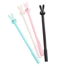 Cartoon Rabbit-Kun Neutral Gel Pen, Cute Long-Eared Rabbit Signature Pen, Creative Student Water Pen, Back To School - Multicolor - View 6