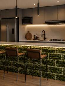 Self-Adhesive PVC Wallpaper, Washable, Decorative Wood Pattern, 5m X 10m Roll, For Home Renovation And Decoration, Living Room, Bedroom, Kitchen, Furniture, Patterned Wall Covering. - F218 - 查看 4