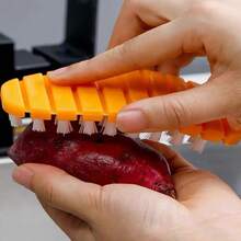 1pc-Multifunctional Flexible Cleaning Brush For Fruits And Vegetables, Kitchen Cleaning Brush For Fruits And Vegetables - MULTI - View 5