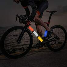 10pcs Reflective Car Stickers - High Visibility Night Decals, Suitable For Cars, Motorcycles, Bicycles, Trucks - A - View 4