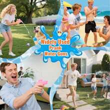 Adult & Teen Prank Dual-Direction Water Gun, Summer Swimming Pool Beach Outdoor Water Fight Toy, Party Favor, Prank Battle Water Gun, Party & Summer Fun Novelty Game - Multicolor - View 5