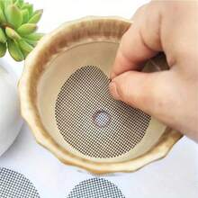 Plant Pot Bottom Mesh Pad, Round Drainage Hole Sieve Mesh To Prevent Soil Loss, Plant Drainage Sealing Mesh, Suitable For Bonsai And Flower Pot Gardening - Multicolor - View 7