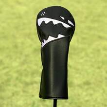 1pc Driver Fairway Hybrid - Shark Fun Design Golf Club Head Cover, Fashionable Golf Club Head Cover, Embroidery Design, Durable And Dust-Proof, Provide Best For Golf Club - Multicolor - View 5