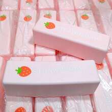 Strawberry Chocolate Stick Squishy, Super Soft Slow Rising Kawaii Stress Relief Squeeze Toys For Kids Strawberry Strawberry Chocolate Stick Squishy Super Soft Slow Rising Kawaii Stress Relief Squeeze Toys For Adults Desk Decor - Multicolor - View 7