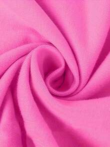 Pure Cotton T-Shirt For Girls With "MIMI'S GIRL" Print - Hot Pink - View 5