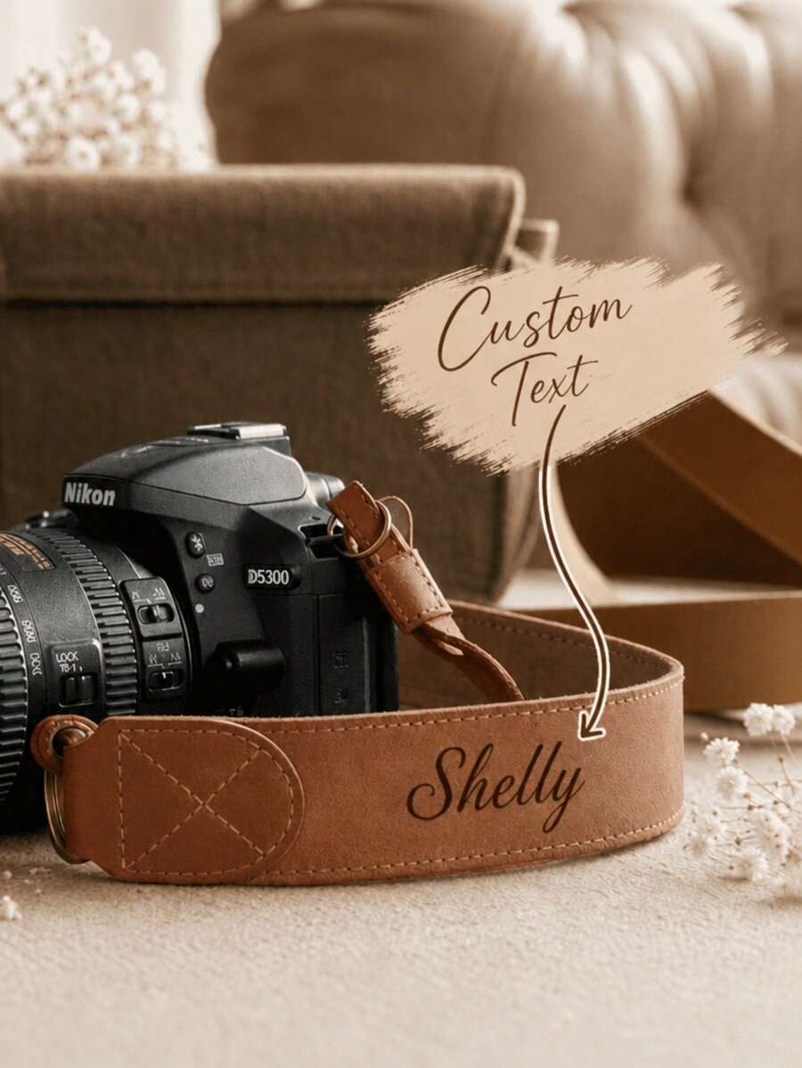 Customized Camera Strap: An Ideal Personalized Gift For Various Occasions. You Can Engrave Any Name, Memorable Date, Or Heartfelt Message On It. Whether It's A Birthday, Graduation Ceremony, Anniversary, Or A Surprise Gift For A Photography Enthusiast, It Is The Perfect Choice For All Kinds Of Occasions. - Multi-colored Camera Shoulder Strap - View 1