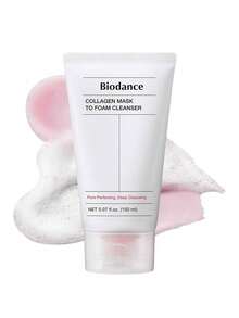 Biodance 膠原蛋白面膜轉泡泡潔面乳 150ml，濃郁泡沫質地，面膜轉潔面 2 合 1，清爽沖洗，深層清潔，提亮，K-Beauty，韓系彩妝，禮品 - 150ml/5.07 fl.oz - 查看 10