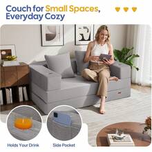 Sofas & Couches - Light Grey - View 4