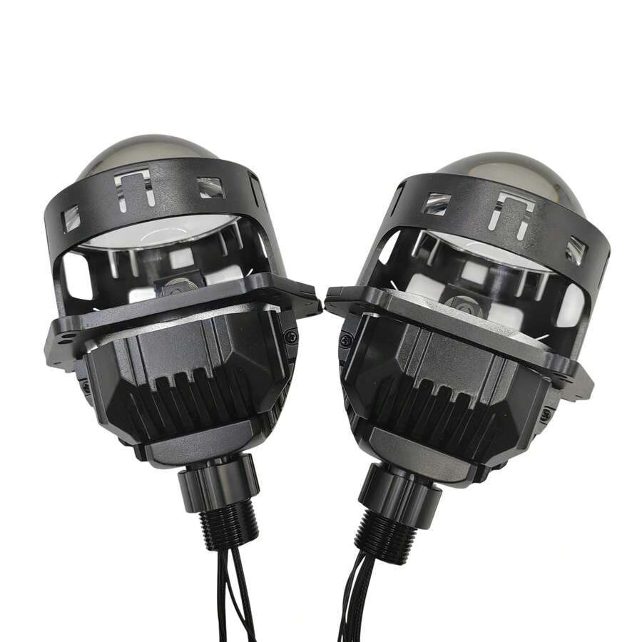 最新 Z50S 升級版 3 英吋三色投影透鏡 LED 車頭燈，低燈 40W 高燈 50W，白光/黃光/暖白光，無損安裝汽車大燈 2 件/組