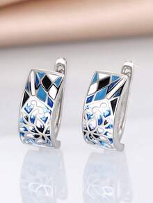 1 Pair Vintage Earrings, Designed For Women, Suitable For Weddings, Engagements, Anniversary Parties, Valentine's Day Gifts - 2# - View 1