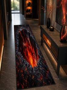 1pc Printed Carpet Runner Mat For Hallway, Bedroom, Kitchen, Absorbent Soft Easy To Clean, Faux Cashmere Anti-Dirt Kitchen Rug, Indoor Outdoor Entryway, Home Decor, Multi-Color Options, Living Room Carpet, Bedroom Rug, Laundry Room, Machine Washable - Multicolor - View 7