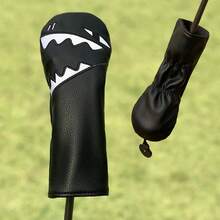 1pc Driver Fairway Hybrid - Shark Fun Design Golf Club Head Cover, Fashionable Golf Club Head Cover, Embroidery Design, Durable And Dust-Proof, Provide Best For Golf Club - Multicolor - View 12