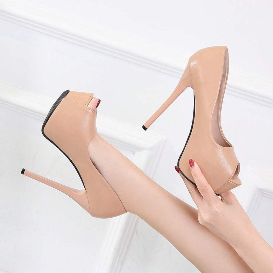 Women Flats - Apricot Color 14cm - View 1