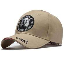 1pc Men's SWAT Embroidered Baseball Cap, Adjustable Sun Protection Casual Hat For Outdoor Sports, Suitable For Spring And Autumn Travel, Beach And Party - Multicolor - View 16