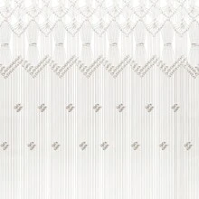 Boho Woven Curtain Window & Closet Doorway Curtain With Wooden Rings – 3.94*6.4ft Long Wedding Backdrop, Bohemian White Yarn Cotton For Bedroom Living Room Aesthetic Decor - Woven - View 10