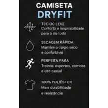Kit 3 Camisetas Dry Fit Masculina Azul Bebê | Academia Corrida e Treino - quero somente 1 camiseta - Visão 4