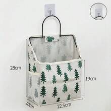 1pc Minimalist Hanging Storage Bag, Fabric Pocket Organizer For Bedroom And Bathroom, Wall-Mounted Storage Pocket, Suitable For Dorm Room Door Hanging Storage, Wall-Mounted Desktop Storage Bag - Organizer Bag - View 16