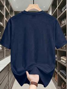 Women T-Shirts - Blue and Black - View 2