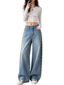Women Jeans - Blue - View 5
