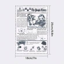逼真報紙布料寵物玩具－防破壞互動玩具，耐撕咬耐抓，適合中小型犬的磨牙與紓壓工具，發聲設計增加趣味 - 彩色 - 查看 3