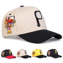 1pc Men's Embroidered Baseball Cap, 5-Panel Outdoor Sports Hat, Adjustable Sun Protection Casual Cap For Spring/Autumn Travel, Beach Vacation - Multicolor - View 10