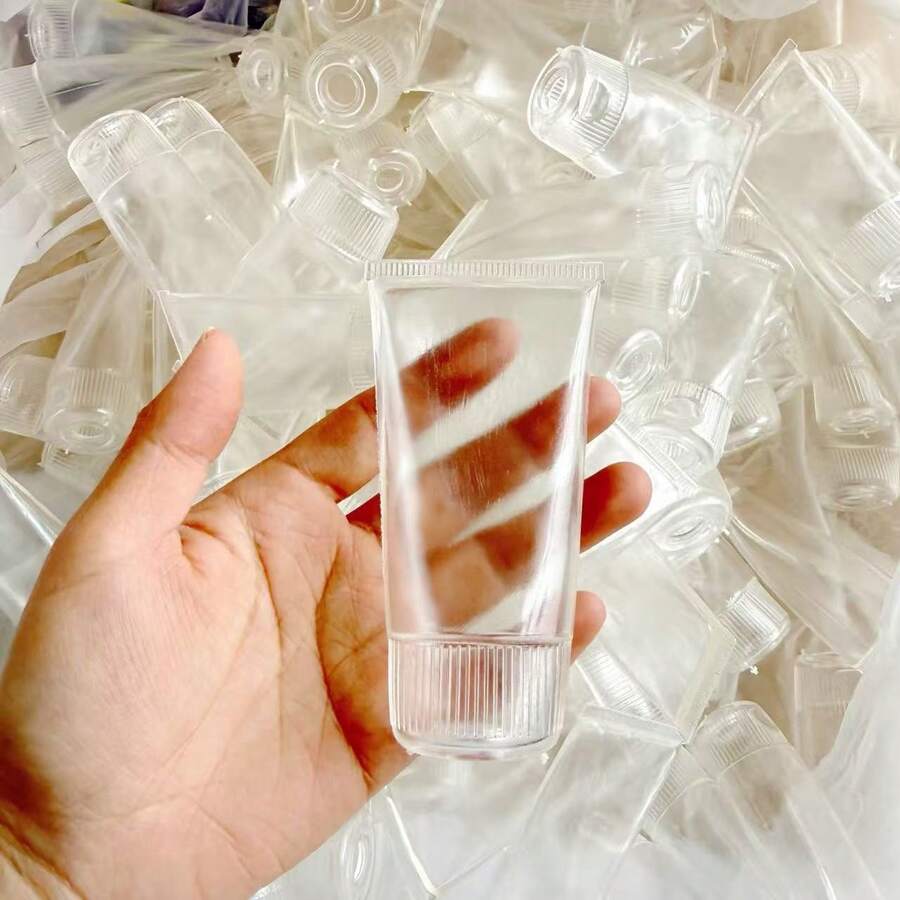 1pc Handmade Toothpaste Ball Hollow Ball TPR Ball Skin Squeeze Toy Slow Rebound Stress Relief
