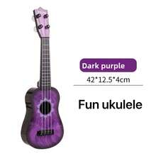 Ukulele For Kids Children's Musical Toy Mini 4-String Guitar, Beginner Ukulele Instrument Toy For Boys And Girls, Parent-Child Interactive Musical Toy, Kindergarten Early Education Instrument Teaching Aid, Portable Children's Musical Enlightenment Guitar For 3, 4, 5, 6 Years Old, Realistic Playable Sounding Guitar, Birthday Gift For Boys And Girls - Multicolor - View 17