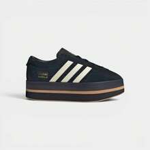 Adidas Gazelle Stack W "Core Black" - 黑色 - 查看 2