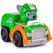 Spin Master Paw Patrol Air Rescue 6件裝小狗賽車玩具套組，包含 Archie、Mao Mao、Tian Tuan、Xiao Li、Rocky 和 Zuma，適合 3 歲及以上男孩女孩 - ROCKY - 查看 3