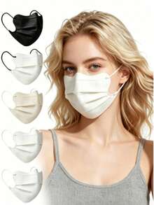 20-Pack Individually Wrapped Three-Layer Full Protection Unisex Masks, Suitable For Daily Outings, Shopping, And Other Public Places - A - View 1