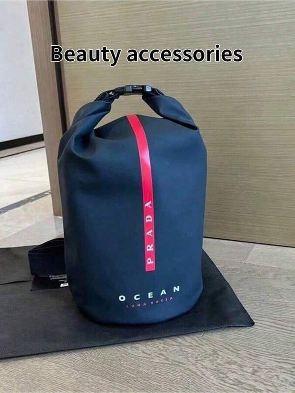 Large Capacity Nylon Crossbody Bag Prada Luna Rossa Ocean Contrast Color Design Sporty Casual Unisex Shoulder Bag Spacious Storage Ideal For Gym Daily Work Commute Holiday Trip PRADA-GIFT-27