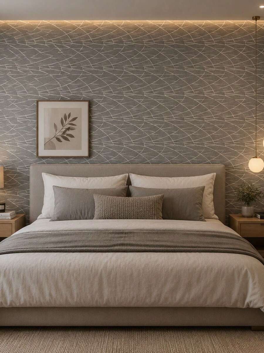 Self-Adhesive PVC Wallpaper, Washable, Decorative Wood Pattern, 5m X 10m Roll, For Home Renovation And Decoration, Living Room, Bedroom, Kitchen, Furniture, Patterned Wall Covering. - F204 - 查看 1
