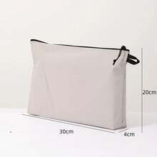 1pcs Waterproof Storage Bag For Tool Foldable Outdoor Travel Wash Bag Portable ID Bag File Bag Women Large Capacity Cosmetic Bag - Green 30x4x20cm - View 17