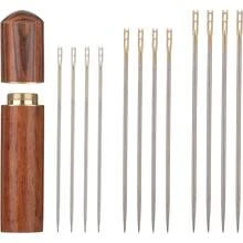 12Pcs Stainless Steel Easy To Thread Side Hole Sewing Needles, Handmade Sewing Needles For Elderly, DIY Home Craft Products - Multicolor - View 10