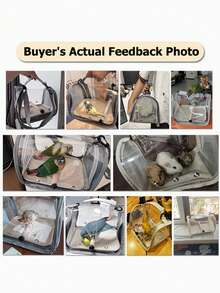 便攜式鳥類旅行攜帶袋，適用於鸚鵡與鳥類、小型爬行動物，舒適寵物攜帶袋，適合旅行、戶外活動與寵物就醫，鳥類配件、鳥籠、花園植栽盆 - 查看 5