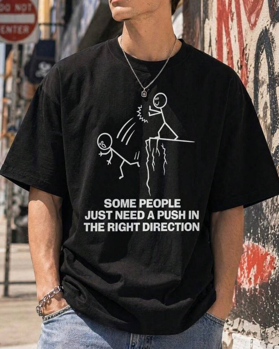 Camiseta retro estilo callejero de los 90s, unisex con estampado.camisetas - Negro - Ver 1
