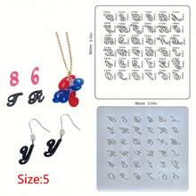 1pc DIY Silicone Mold, Suitable For Resin Crafts - Cat Paw And Bear Paw Prints, Heart And Star, Gemstone, Perfect For Making DIY Jewelry - White - View 21