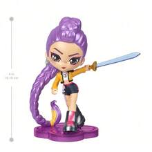 Mattel 美泰 Kpop Demon Hunters 可動公仔，附配件與卡片，3.5 英吋電影角色收藏玩具（隨機款式） - JTC88 - View 4