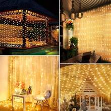 1pc USB Plug-In LED Curtain Lights For Holiday Decoration, Suitable For Wedding Party And Engagement Fairy Tale Theme Decor - USB Curtain Light - View 8