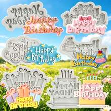 1pc Silicone Fondant Cake Candle Decoration Accessory Baking Mold, For Making Birthday Cake Decorations And Accessory Gifts - View 10
