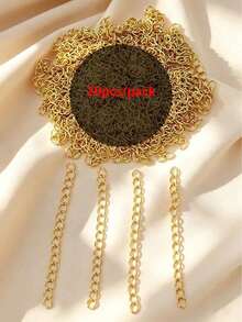 20/50/100pcs/Set Rantai Perpanjangan Stainless Steel 304, Aksesoris Rantai Perpanjangan untuk Pembuatan Perhiasan Kalung/Gelang/Gelang Kaki, Cocok untuk Perhiasan DIY Wanita - Rantai ekstensi 3*4mm - View 14