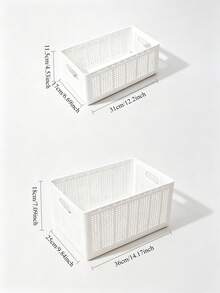 1件可折疊收納箱，適用於嬰兒用品、新生兒房必需品、衣櫥收納 - 彩色 - 查看 4